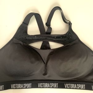 Victoria Secret Sports Padded black suppot bra 36B